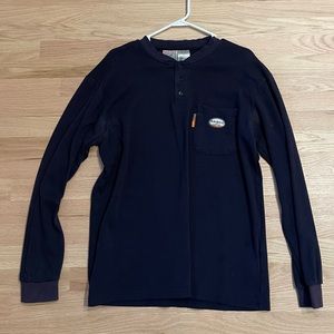 Rasco Fire Resistant Long Sleeve Henley Shirt